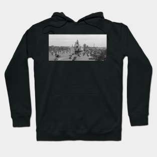 Panoramic pirate invasion Hoodie